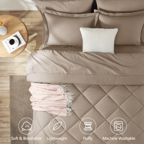 CozyLux Oversized King Comforter Set 120"x98", 7 Piece - Image 2