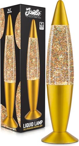 Jambo 16-Inch Rainbow Glitter Lamp I Beautiful Liquid Lamp I Entertaining for Adults and Kids I Perfect Holiday Gift by Jambo