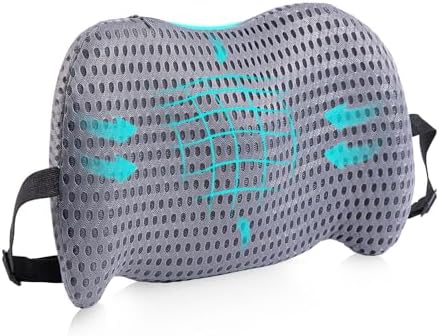 Lumbar Support Pillow for Office Chair, Memory Foam Car Back Cushion by BYMECOST