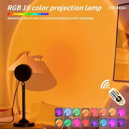 Sunset Lamp Projector, Romantic Gift for Her, RGB Bedroom Light - Image 7