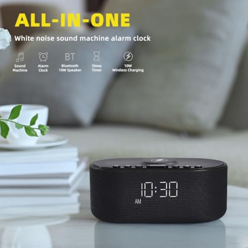 Sound Machine Alarm Clock for Bedrooms - Image 2