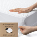 100% Waterproof Crib Mattress Protector by NiagaraSleepSolution
