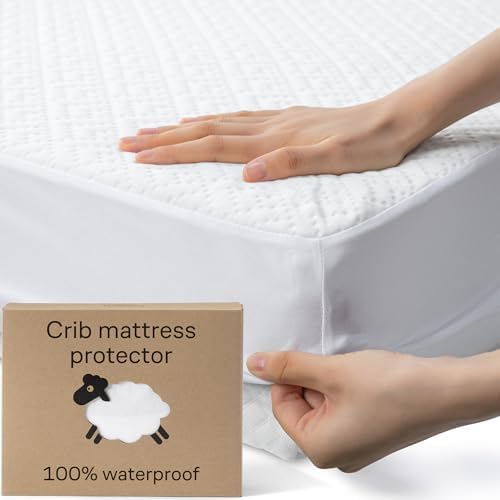 100% Waterproof Crib Mattress Protector by NiagaraSleepSolution