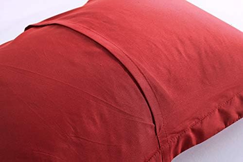 MarCielo 2-Piece Embroidered Pillow Shams, Decorative Microfiber Pillow Covers - Image 4