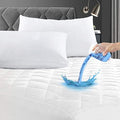 GRT Queen Waterproof Mattress Pad, Hollow Cotton Quilted Mattress Protector by GRT