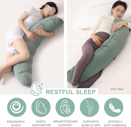 Peallow – Long Round Body Pillow - Image 5