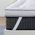 QUEEN ROSE Mattress Topper King, Extra Thick Mattress Pad Cover by QUEENROSE