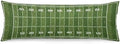 Football Field Body Pillow Cover Sports American Sports Green Lawn, Sport Theme by DAOPUDA