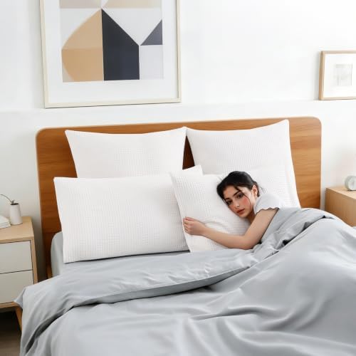 100% Cotton Waffle Weave Body Pillowcase 1 Pack - Image 6