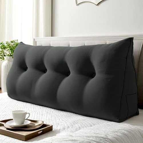 WOWMAX Bed Wedge Headboard Pillow Full Reading Pillow by WOWMAX