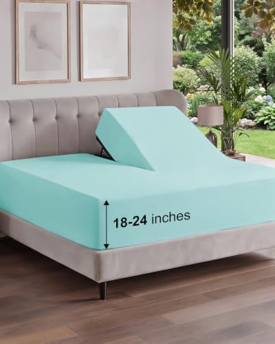CGK Linens Extra Deep Flex Top Split Head King Fitted Sheet Only by CGKUnlimited