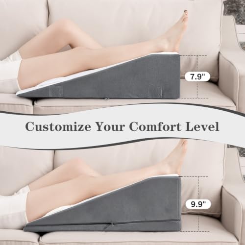 Hapiclody Leg Elevation Pillow for After Surgery – Adjustable Height Knee - Image 3