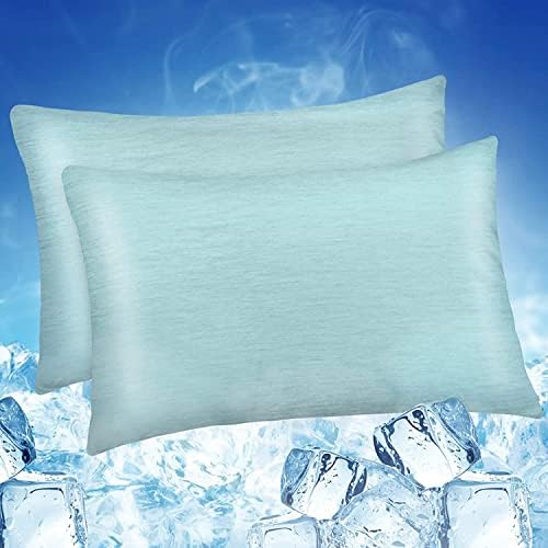 LUXEAR Cooling Pillow Cases for Hot Sleepers, King Size by Luxear
