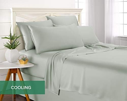 Pure Bamboo Twin Sheets, Genuine 100% Organic Viscose Derived from Bamboo Bed - Image 5