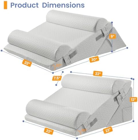 Sasttie Adjustable Wedge Pillow Set - Image 2
