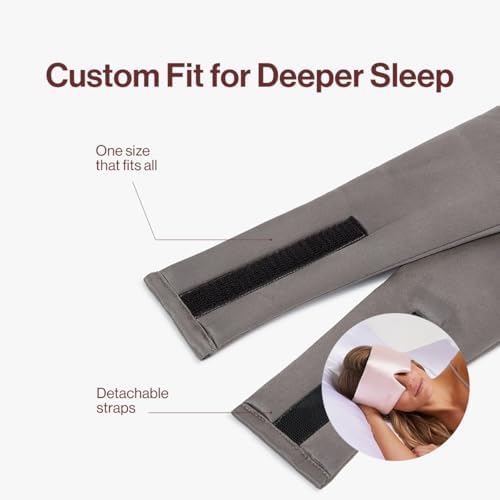 Dore & Rose Deep Sleep Mask, 100% Pure Silk Eye Mask - Image 3