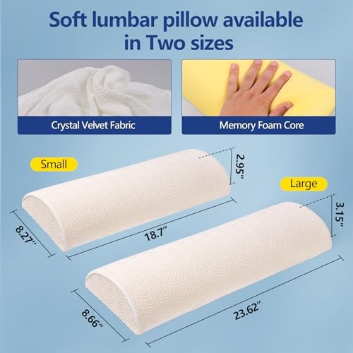 Cozyhealth - 3.15"H*23.6"L - Soft Lumbar Pillow - Image 2