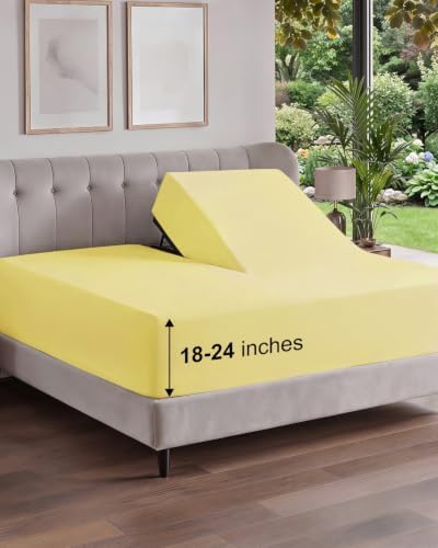 CGK Linens Extra Deep Flex Top Split Head King Fitted Sheet Only by CGKUnlimited