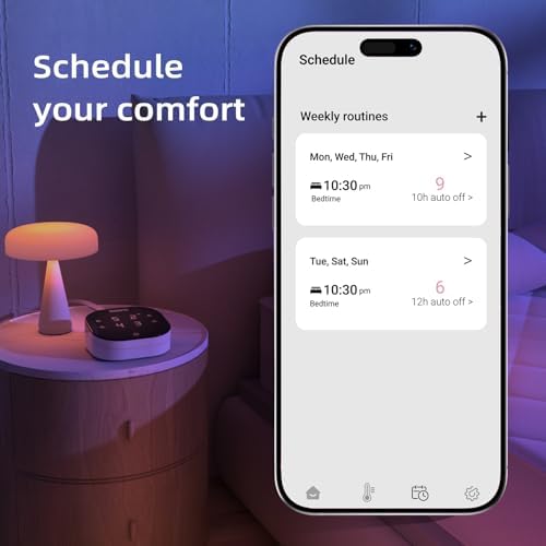 Bwarm WiFi Heated Mattress Pad King Size, Bed Warmer - Image 3