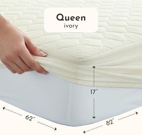 100% Cotton Organic Mattress Protector | Breathable & Noiseless GOTS Organic - Image 2