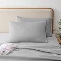 100% Cotton Waffle Pillow Shams Queen Size Set of 2 by ShunjieHome