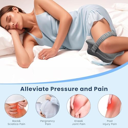 Knee Leg Pillow for Side Sleepers Sleeping, Long 13.8" - Image 6
