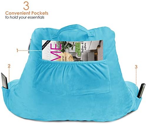 Nestl Reading Pillow with Shredded Memory Foam, Designed - Image 5