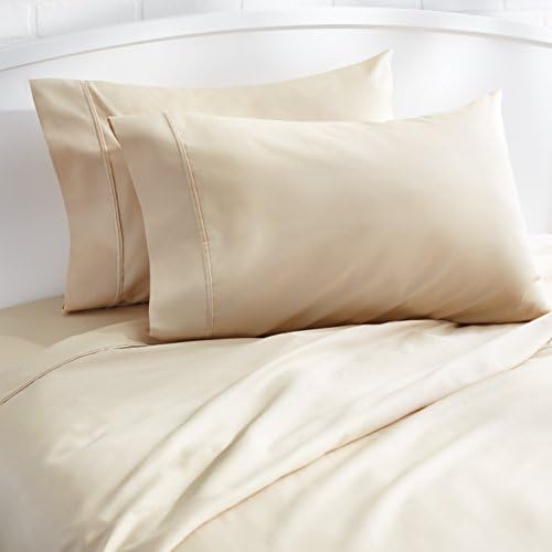 Amazon Basics 400 Thread Count Pure 100% Cotton Pillowcases, Sateen Finish - Image 4