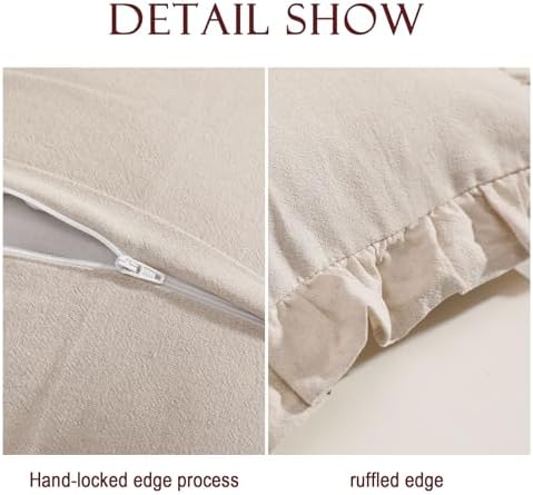 patdrea Vintage Linen Throw Pillow Covers - Image 5