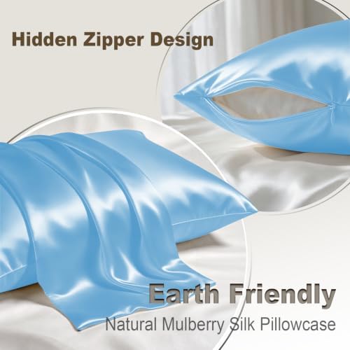 LYSHIN Silk Pillow Cases 2 Pack Standard Size - Image 2