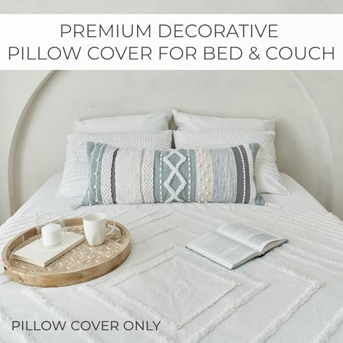 Decorative Boho Lumbar Pillow Cover 14x36 - Image 3