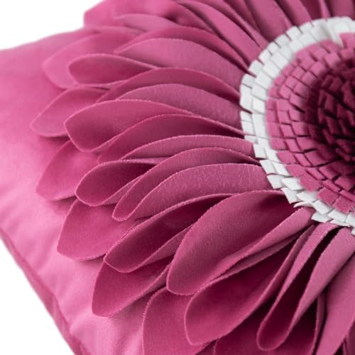 OiseauVoler 3D Sunflower Throw Pillow Cover Decorative Handmade Cushion Cover - Image 5