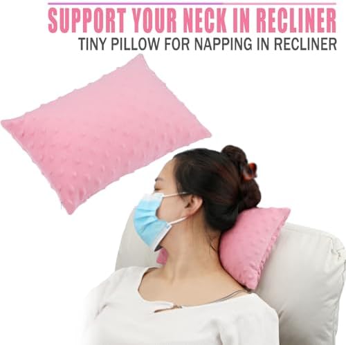 Small Neck Pillow for Recliner Chair, Tiny Head Pillows for Sleeping Mini Neck - Image 3