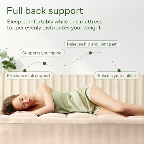Niagara Sleep Solution Cal King Ultra Soft Mattress Topper—Back Pain Relief - Image 4