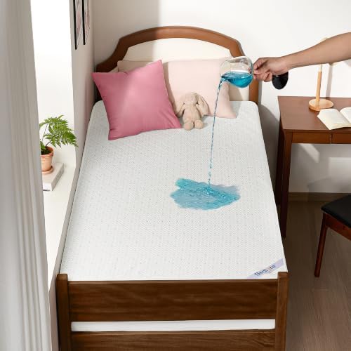 BEDLORE Waterproof Twin XL Mattress Protector, Noiseless Mattress Cover by Bedlore