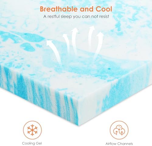 Sweetcrispy Mattress Topper King, Memory Foam, 3 Inch - Image 6