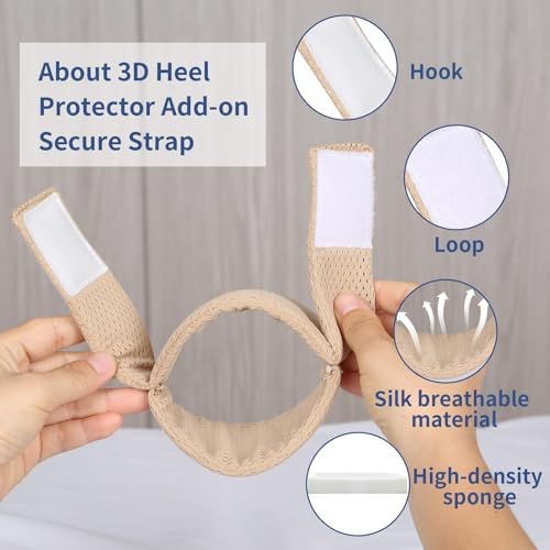 Add-on Secure Strap Prevent 3D Heel Protector from Shifting or Falling Off - Image 4