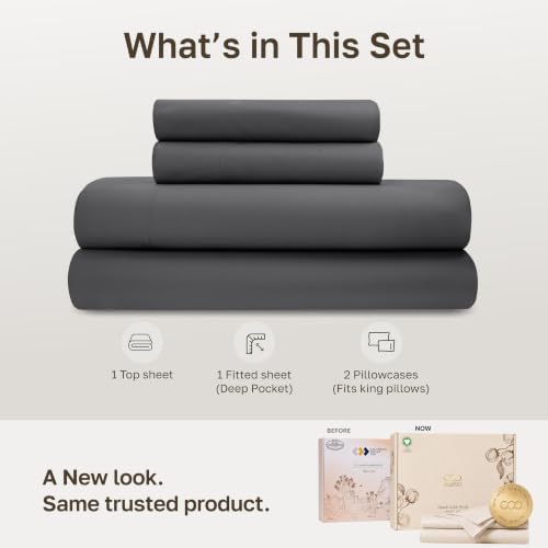 California Design Den 100% Organic Cotton Cal King Sheets - Image 3