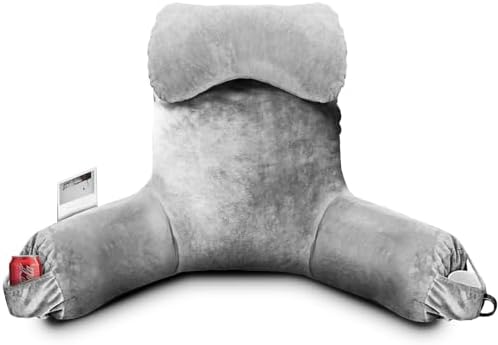 OAISZ 25-Inch Reading Pillow for Adults, Memory Foam, Neck Roll by OAISZ