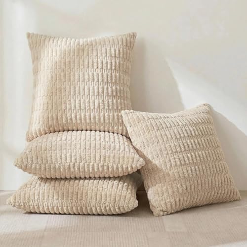 Fancy Homi 4 Packs Decorative Throw Pillow Covers - Image 2