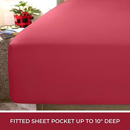 Mellanni Iconic 4-Piece, Ultra Soft Sheet Set - Image 4