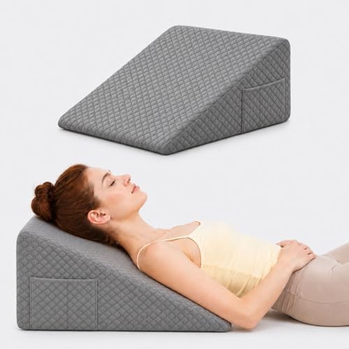 OAISZ Wedge Pillow for Sleep Apnea, 12-Inch Memory Foam Top by OAISZ