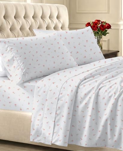California Design Den Soft 100% Cotton Sateen Queen Bedding Sheets by CaliforniaDesignDen