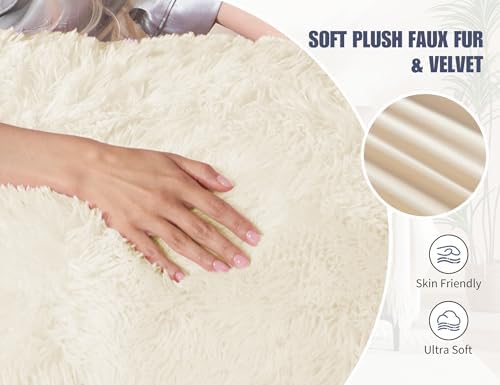 WSOFRLAC Fluffy Full Body Pillow, Long Pillow - Image 4