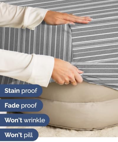 CGK Linens 2 Pack Extra Deep Twin Fitted Sheets - Image 5