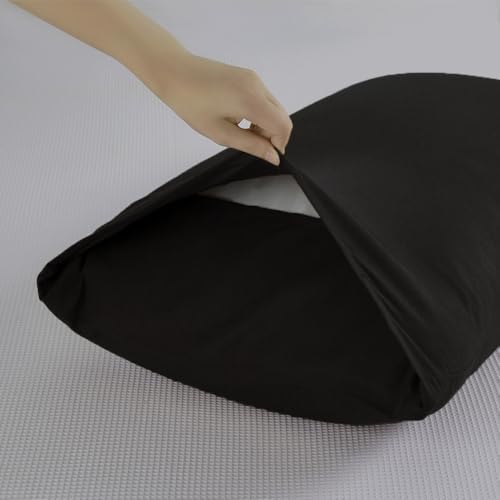 Black King Size Pillow Cases Set of 2, Microfiber - Image 6