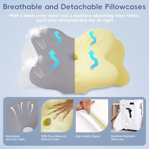 Cervical Neck Pillow, Memory Foam Pillow - Image 5