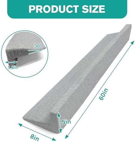 Wibeelee 60"x8"x5" Bed Wedge Pillow - Image 2