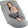 Elover U Shaped Pregnancy Pillow, Full Body Maternity Support by Elover