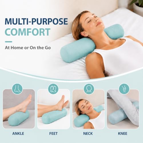 Neck Roll Pillow, Cervical Neck Pillow Bolster Pillow - Image 6